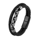 PULSERA CUERO ESLABON INFINITO 